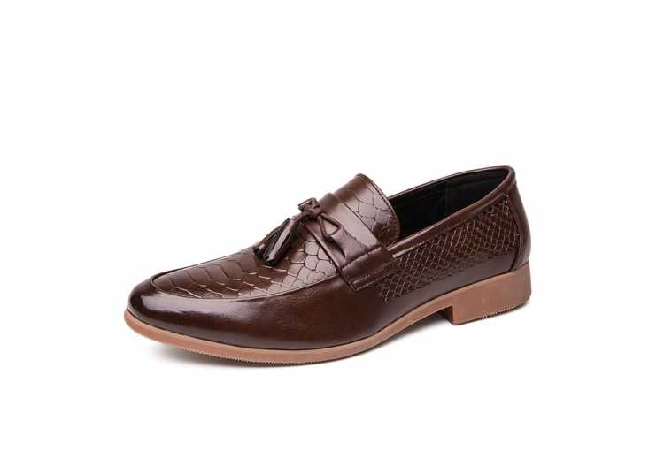 Fashion Luxury Genuine Leather Shoes Men Flats Soothing Breathable Men Loafers Soft Leather Casual Shoes Men Driving Shoes 47