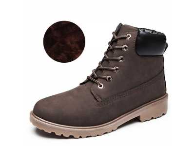 Winter Boots Women Shoes Women Lace up Winter Ankle Boots Casual Shoes Woman Fashion Solid Flats Sneakers Women Snow Boots
