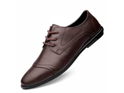 Luxury Genuine Leather Men's Casual Shoes Business Work Office Male Dress Shoes Spring Soft Oxfords Leather Men's Driving Shoes