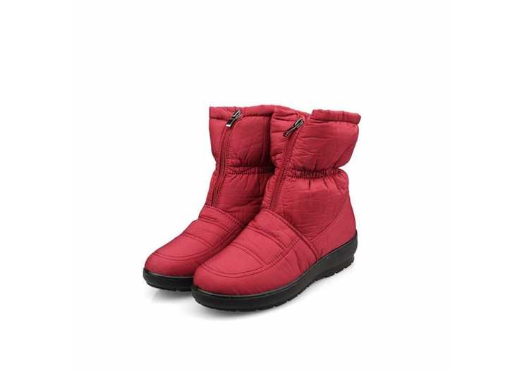 Women's Shoes Snow Boots Winter New Middle aged Snow Boots Mother Slip Warm Cotton Shoes Waterproof Women Winter Boots